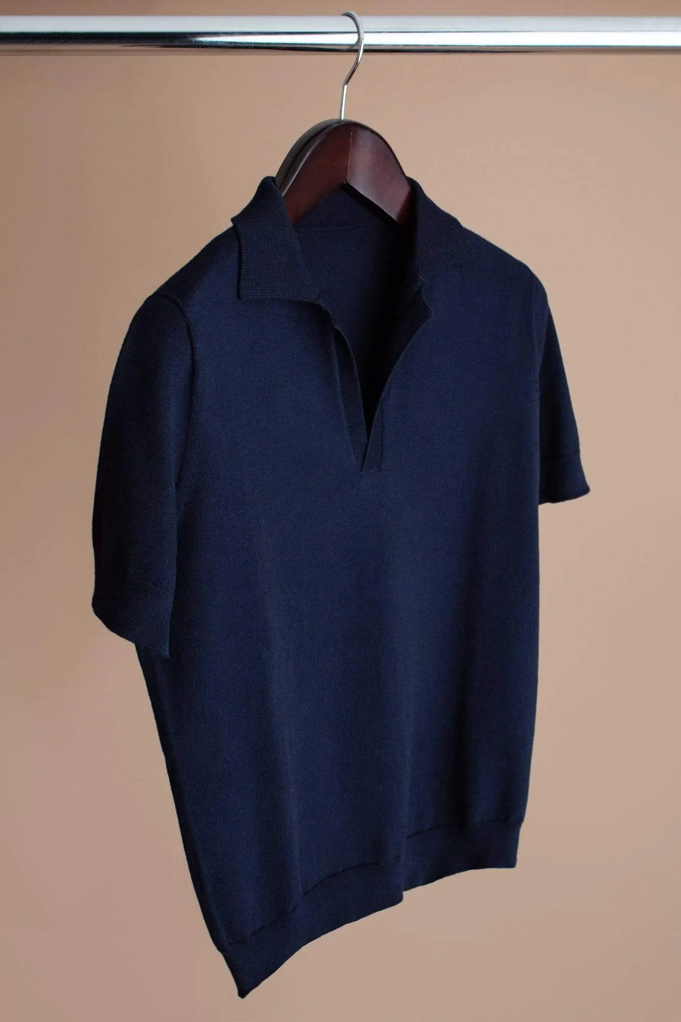 Rocky V-Neck Cotton Polo