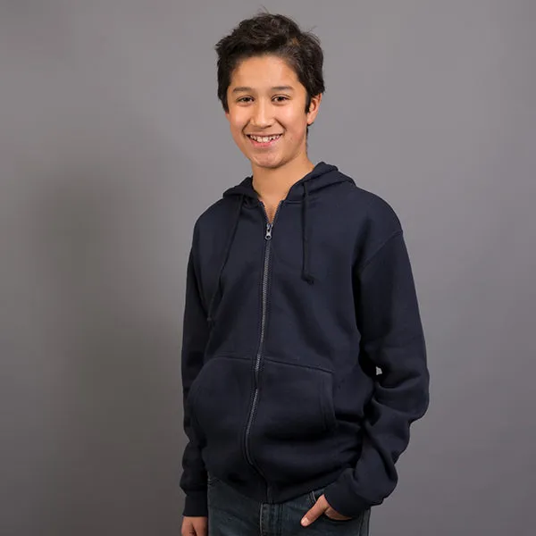 Sportage Kid Jarvis Full Zip Kangaroo Pocket Hoodie (4434)