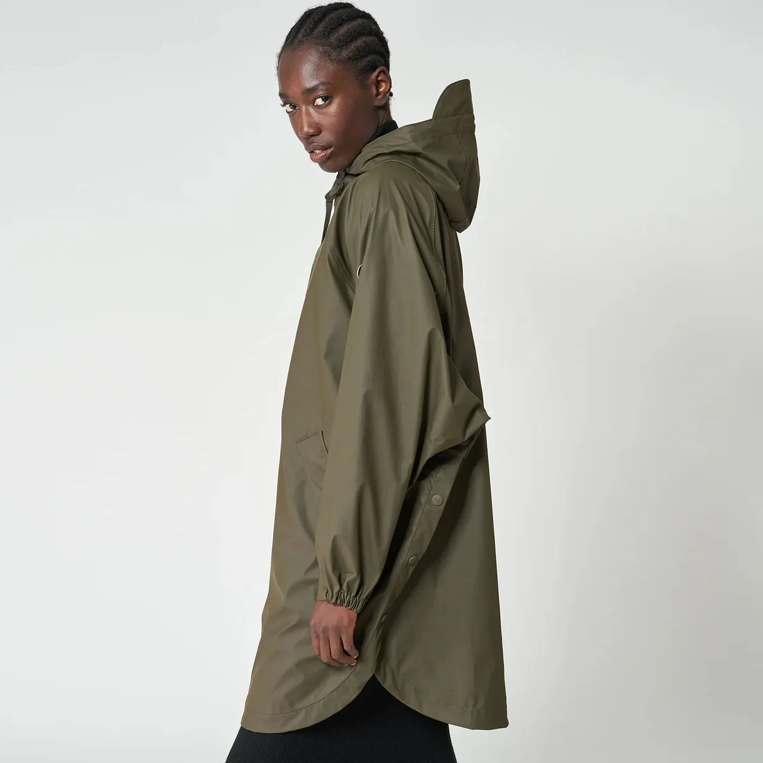 Tantä Khaki Sky Raincoat