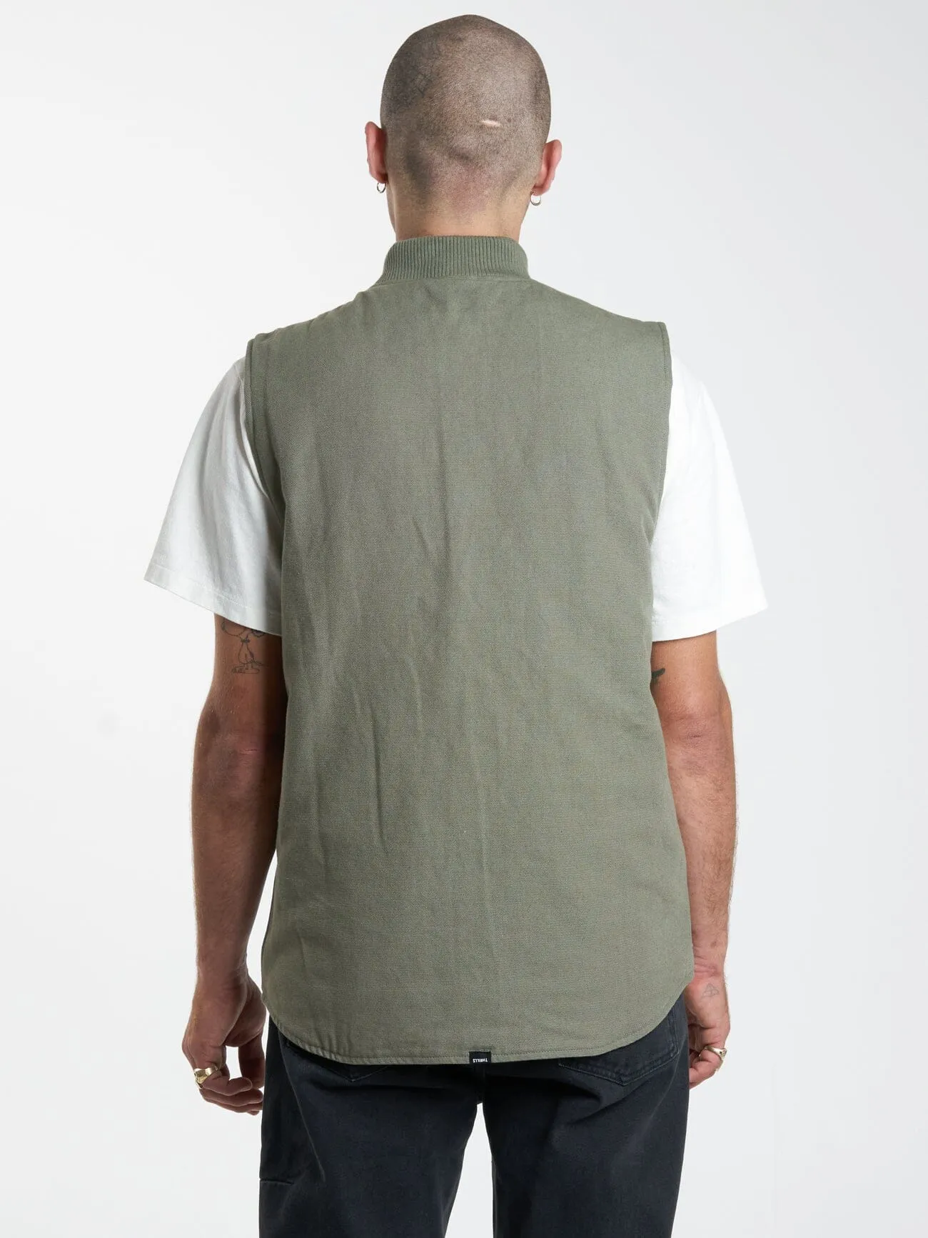 Thrills Union Vest - Mild Army