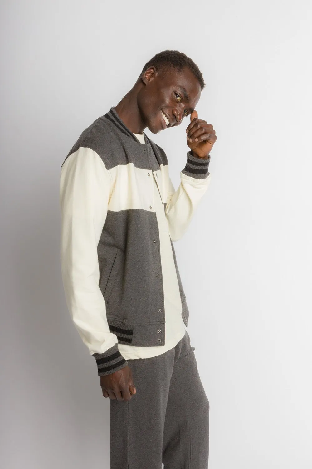 Tim | Stainproof Men's Varsity Jacket