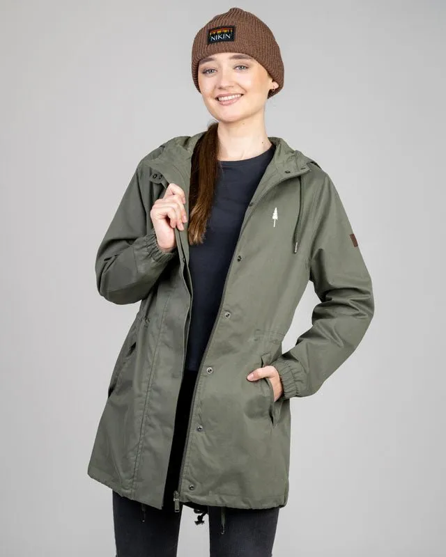 TreeJacket Parka Women Olive