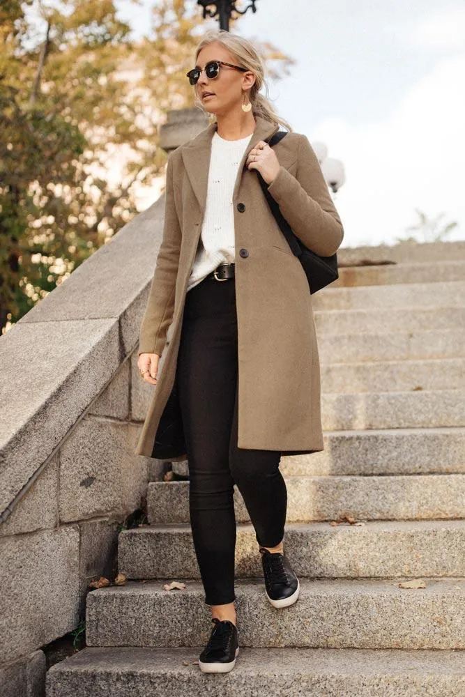 Vero Moda Moscow Coat in Brown