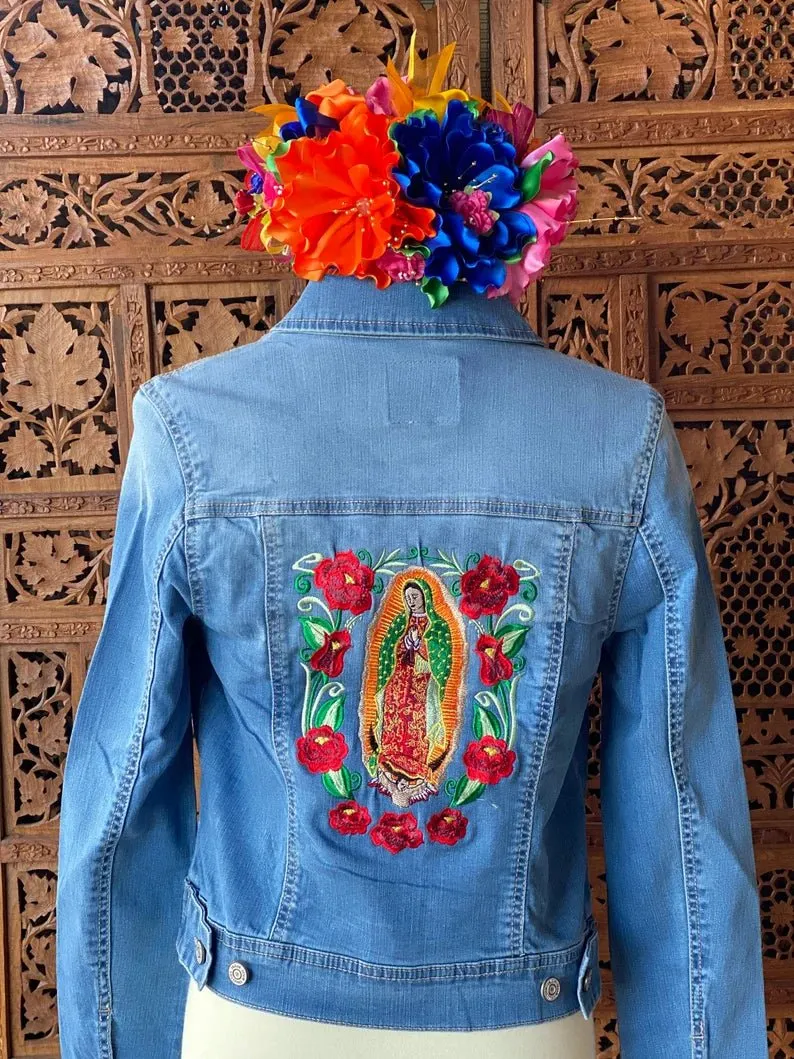 Virgen de Guadalupe Denim Jacket