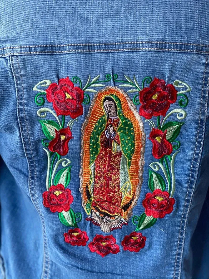 Virgen de Guadalupe Denim Jacket