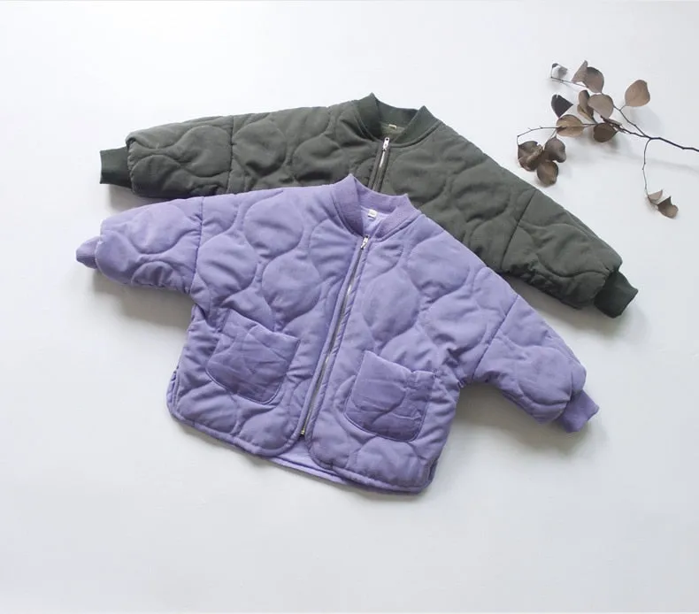 Warm Padded Front-Pocket Jacket