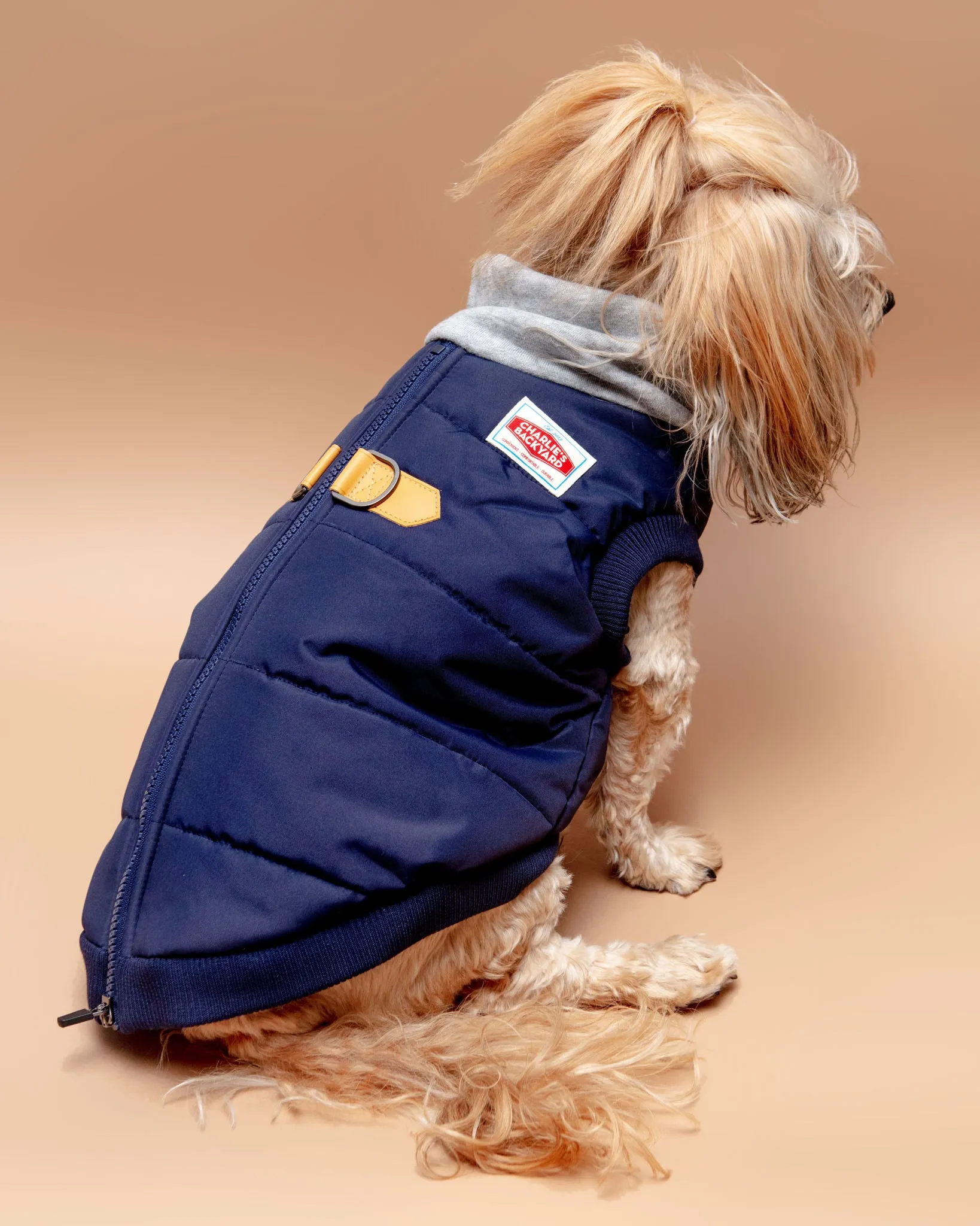 Warm Up Harness Jacket in Navy<br>((FINAL SALE))