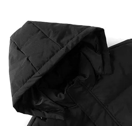 Winter Unisex long Hooded Waterproof Thick Cotton Jacket-YG7702