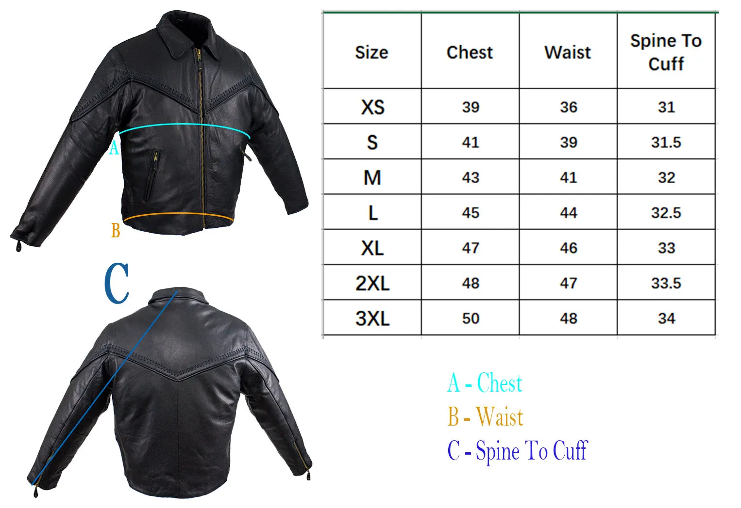 Women's Motorcycle Jacket With Fashionable Flat Braid