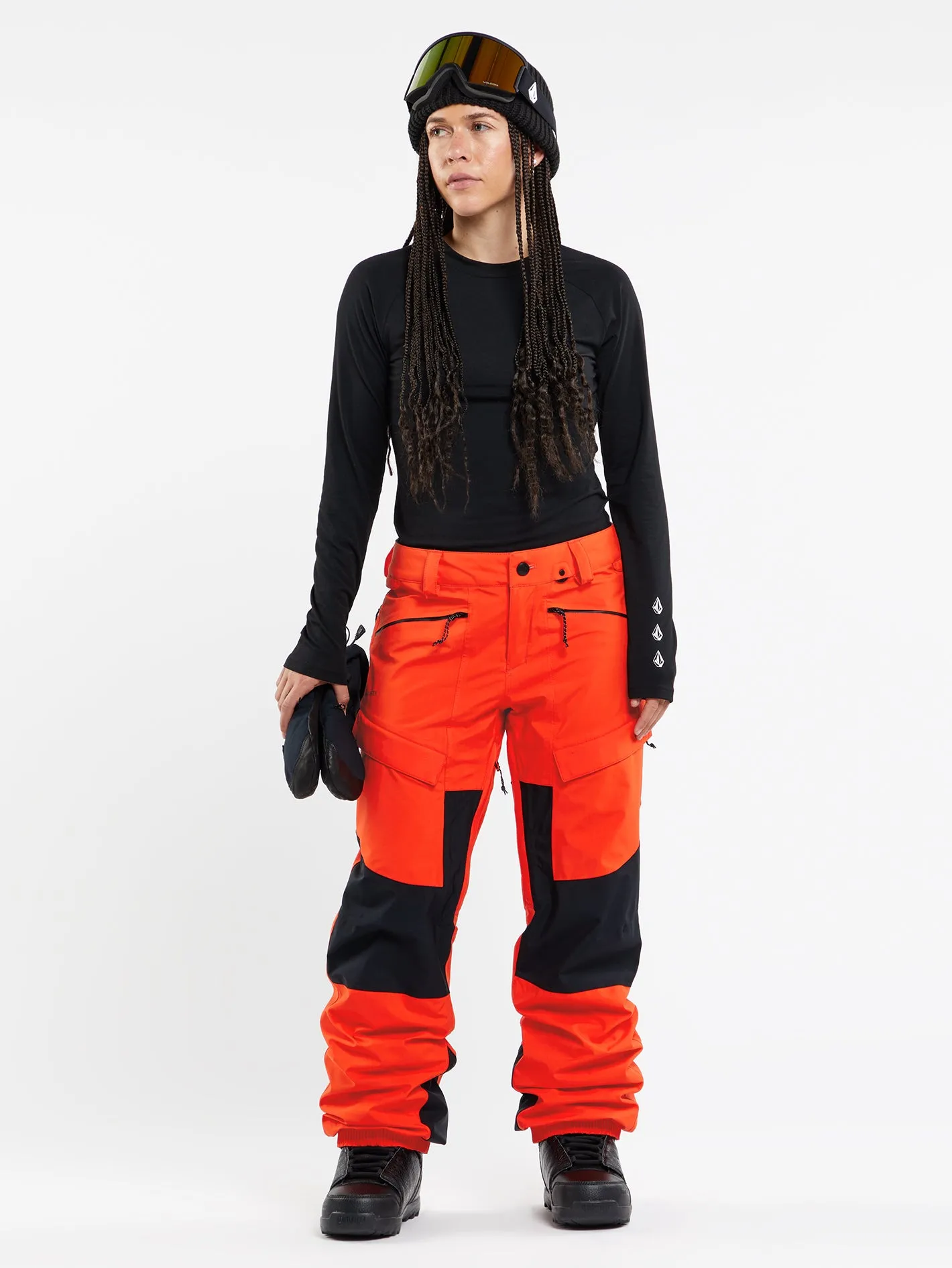 Womens V.Co At Stretch Gore-Tex Pants - Orange Shock