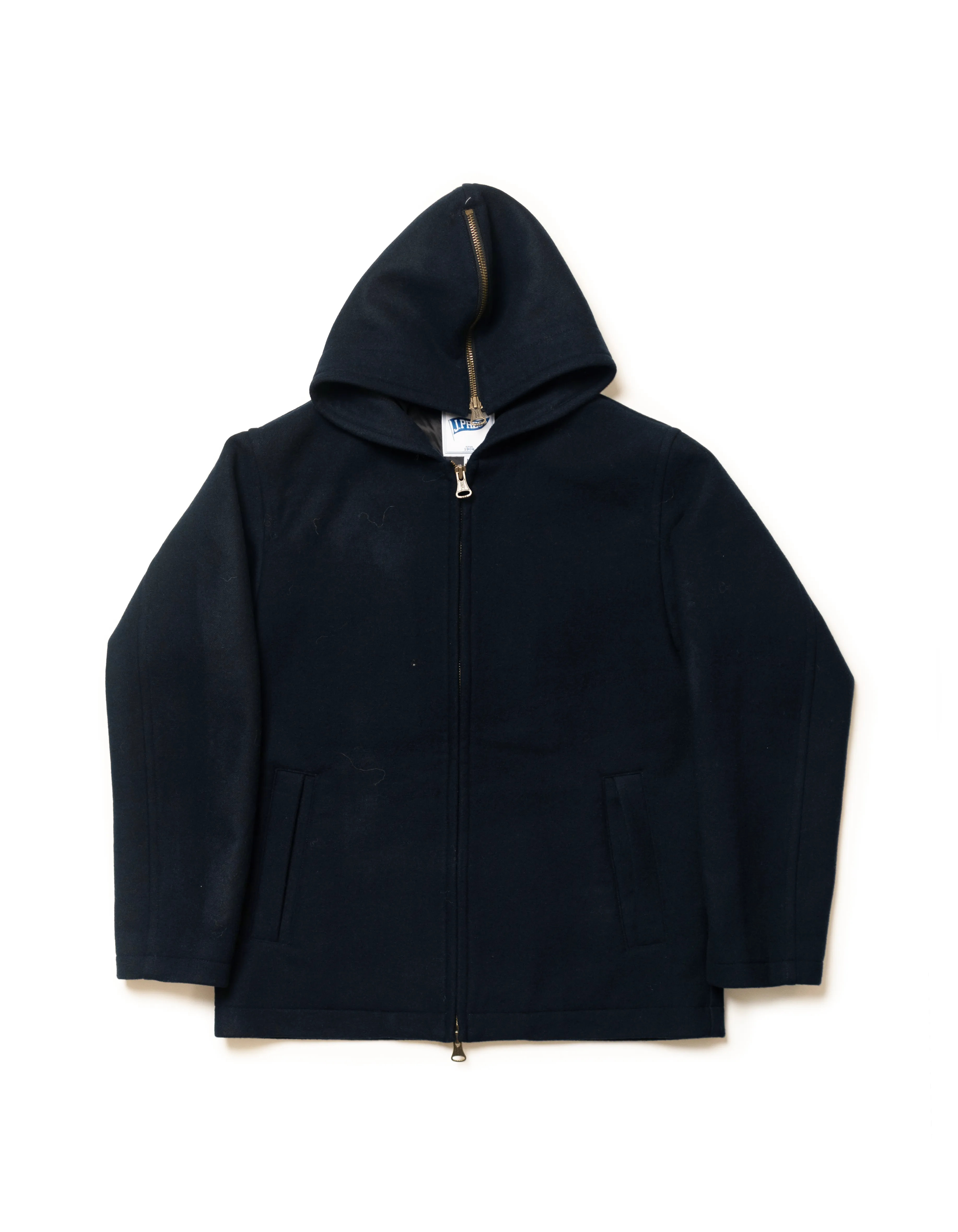 ZIP UP HOODIE - NAVY